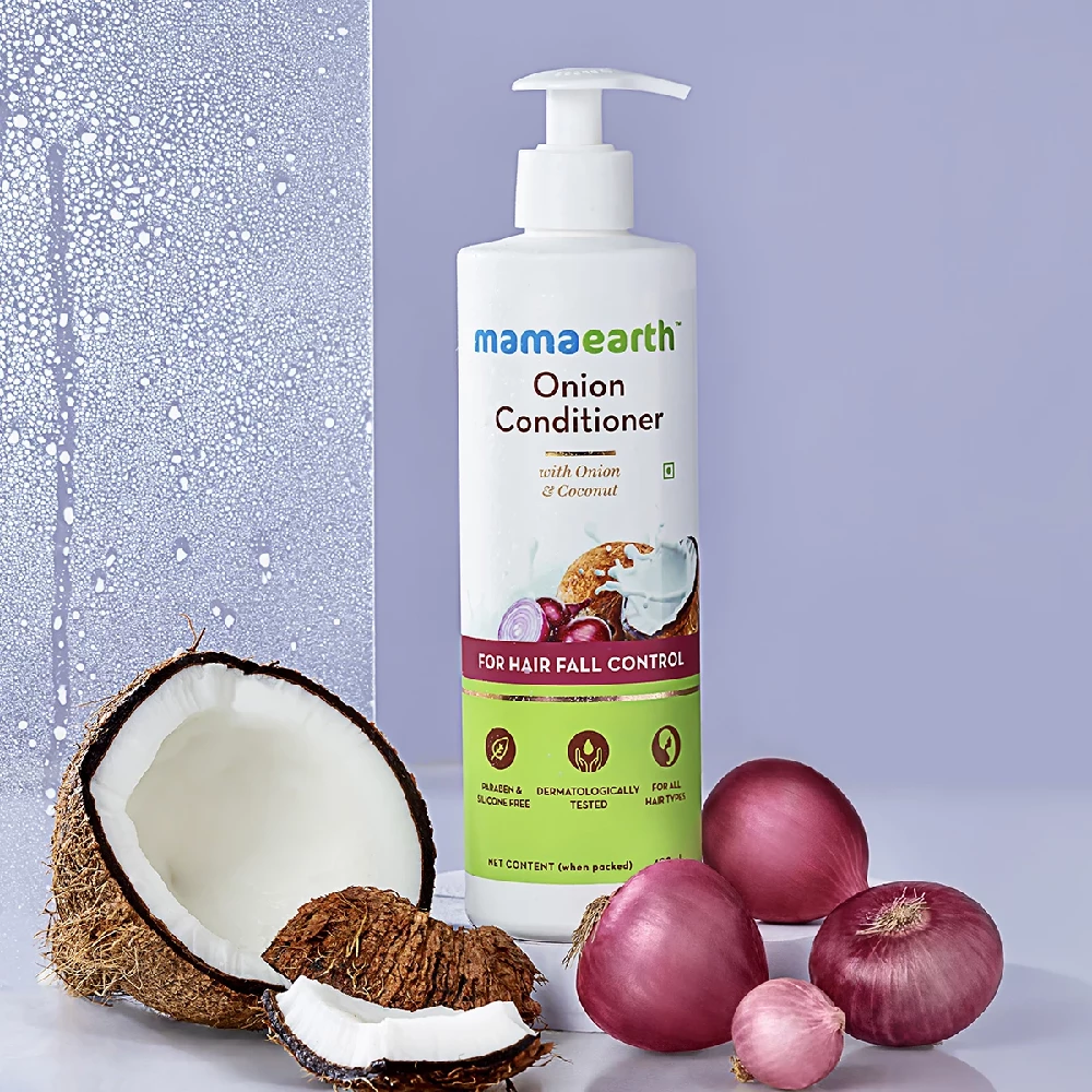 Onion Conditioner for Hair Growth and Hair Fall Control with Onion and Coconut, 400 ml-2.webp